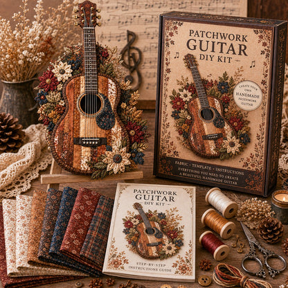 🔥LAST DAY 50% OFF - 🎶Vintage Patchwork Music Instrument DIY Kit