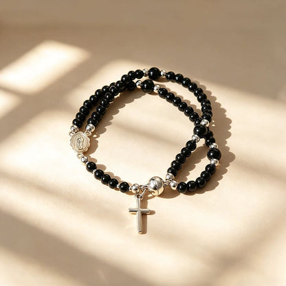 🔥🔥 ✝️Handcrafted rosary bracelets -  A Warm Companion for Your Faith Journey📿