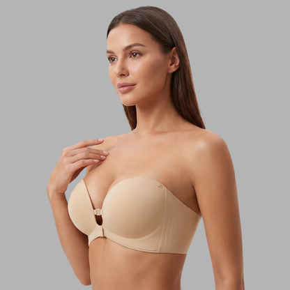 Convertible Front-Closure Push-Up Bra