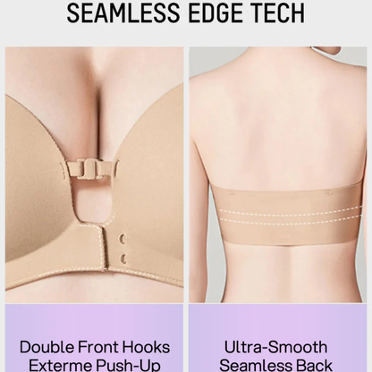 Convertible Front-Closure Push-Up Bra