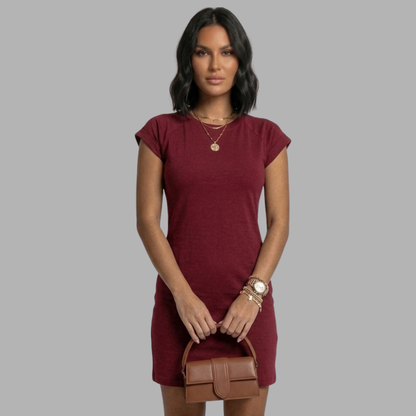 Minimalist Loose-Fit Mini Dress