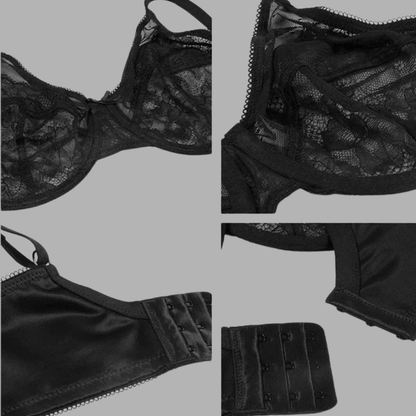 Elegant Lace Support Bra