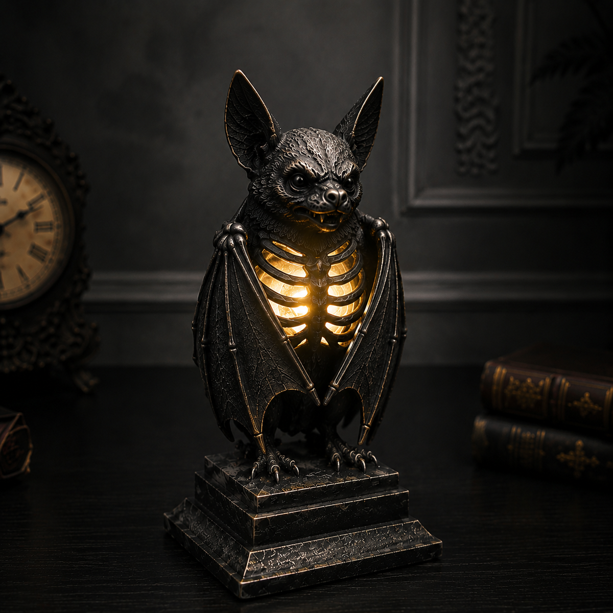 🔥Most Popular in 2026🔥Gothic Bat Skeleton Ambient Lamp