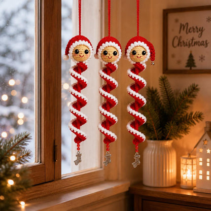 🔥Most Popular in 2026🔥Crochet Snowman Spiral Oranment DIY Kit