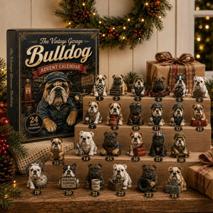 🔥🔧 Vintage Garage Bulldog Advent Calendar 2026 – 24 Days of Classic Bulldog Garage Surprises