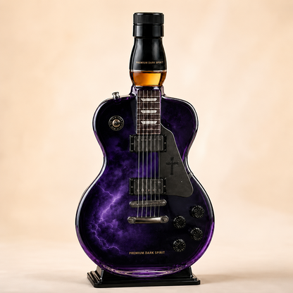 🔥✨Limit to Sale✨🔥🪐 The 1970 Heavy Metal Origin Guitar-Shaped Decanter