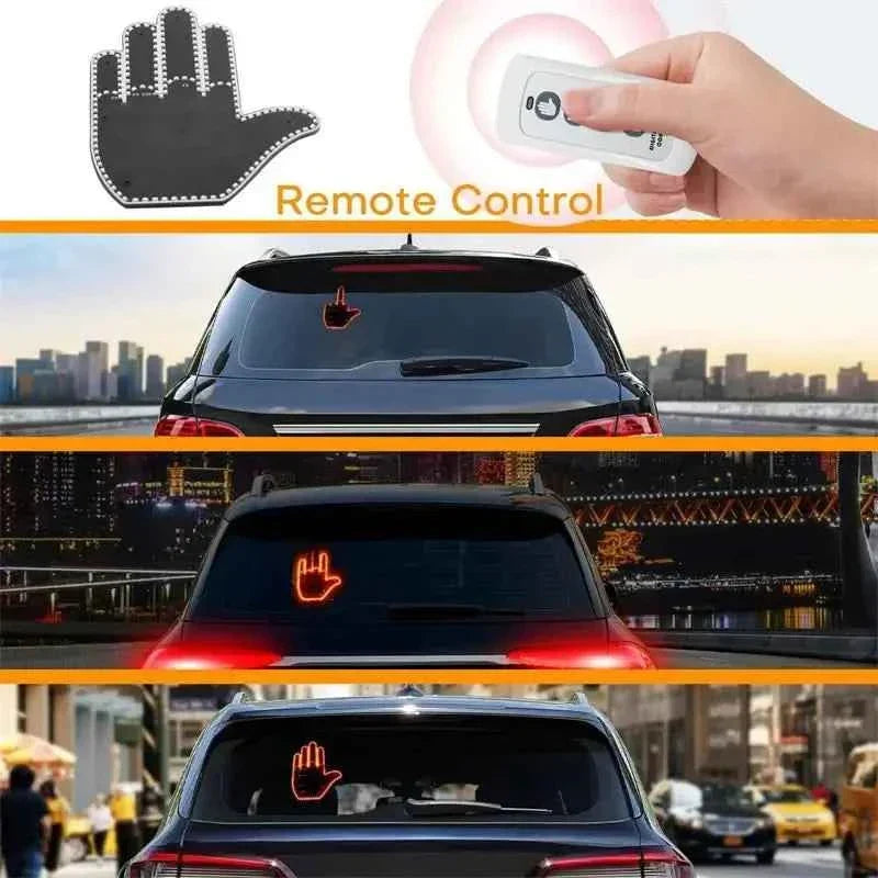 😂 Make Your Car Talk – Funny LED Window Sign with Remote