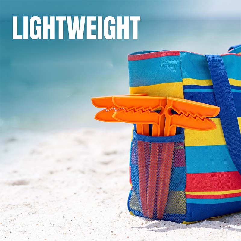 🏖️ 50% OFF – Windproof Beach Towel Clips for Sand & Grass