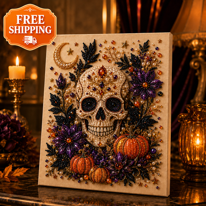 💥 Last Day 49% OFF – 👻✨ Halloween Pearl Art DIY Kit --📦Free Shipping