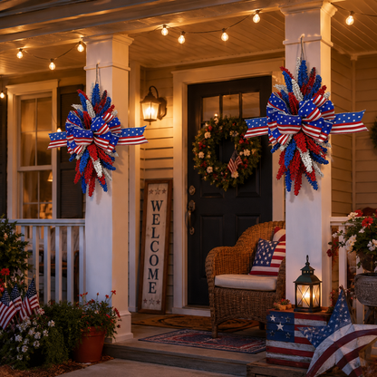 Last Day Promotion! 🔥Patriotic Bow Hanging Decoration