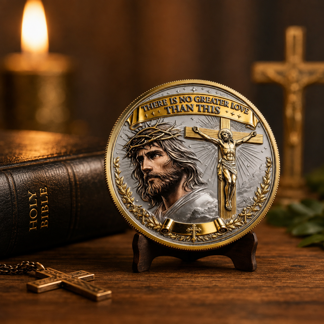 ✝️“No Greater Love” Resurrection Commemorative Coin