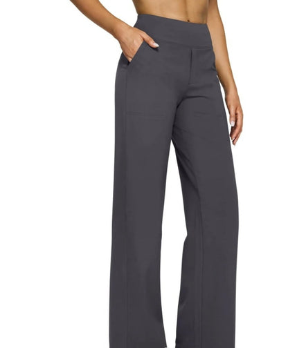 🌞Summer Hot Sale🔥Loose High-Waist Business Casual Pants Yoga Pants