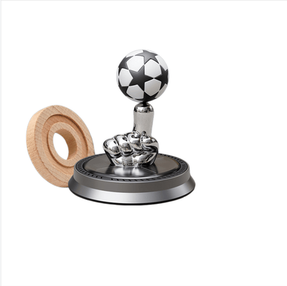 🔥Most Popular in 2026🔥⚽🚗Solar Rotating Football Car Air Freshener & Aromatherapy Diffuser – Reusable Ornament for Car, Office & Home