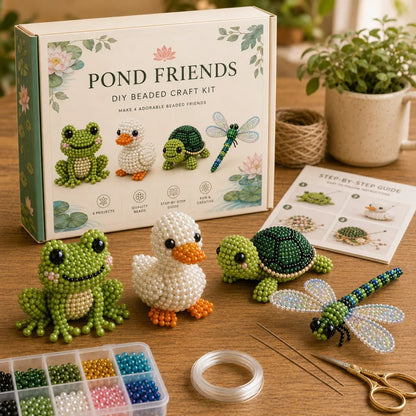 🔥Most Popular in 2026🔥🧵✨Petite 3D Beaded Animal Craft Kit