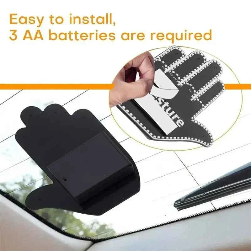 😂 Make Your Car Talk – Funny LED Window Sign with Remote