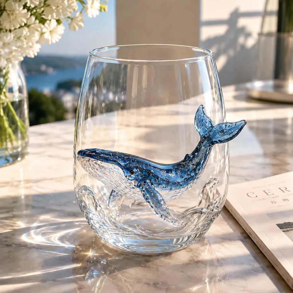 🔥LAST DAY 50% OFF - 🌊 3D Ocean Animal Artisan Glassware Collection for Fresher Sips, Coastal Elegance & Elevated Home Bar Vibes