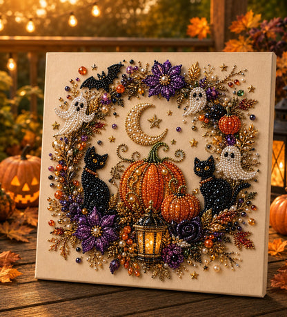 💥 Last Day 49% OFF – 👻✨ Halloween Pearl Art DIY Kit --📦Free Shipping