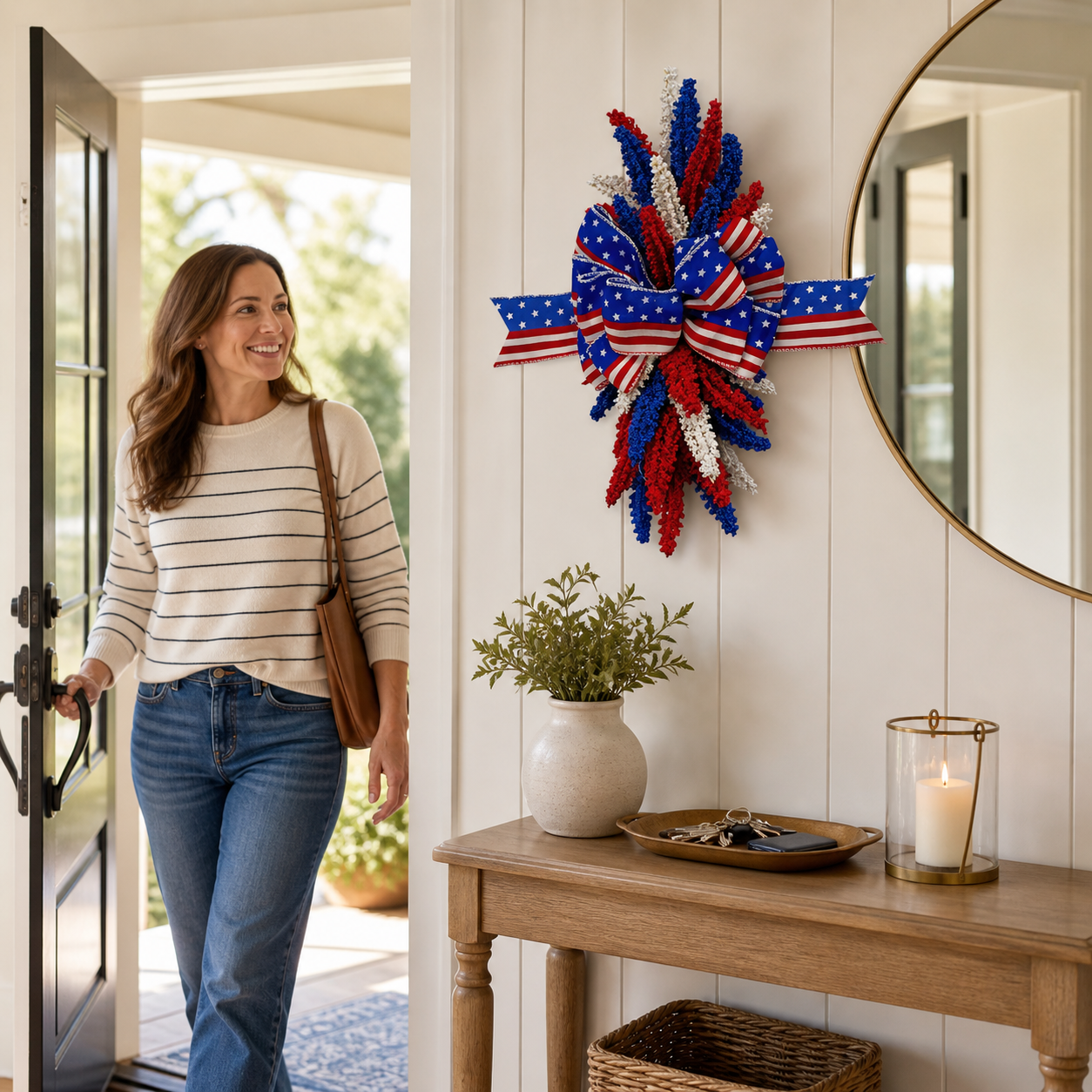 Last Day Promotion! 🔥Patriotic Bow Hanging Decoration