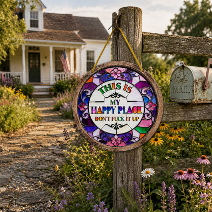 💥 Last Day 49% OFF – This Is My Happy Place Hanging Sign