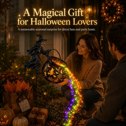 Halloween Witch Cauldron Garden Light🧙‍♀️
