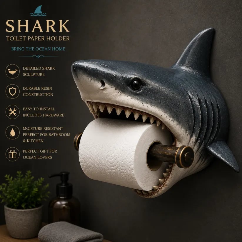 🔥✨Most Popular in 2026✨🔥🌊 Ocean Guardians Toilet Paper Holder Series