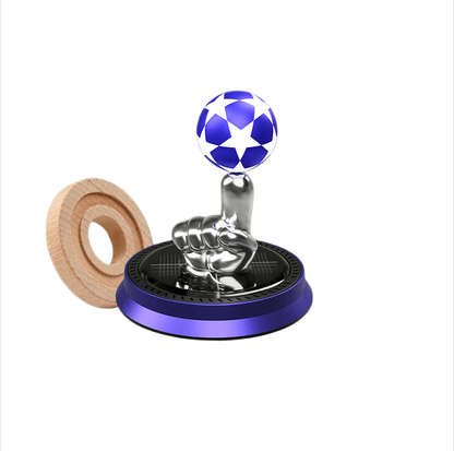 🔥Most Popular in 2026🔥⚽🚗Solar Rotating Football Car Air Freshener & Aromatherapy Diffuser – Reusable Ornament for Car, Office & Home