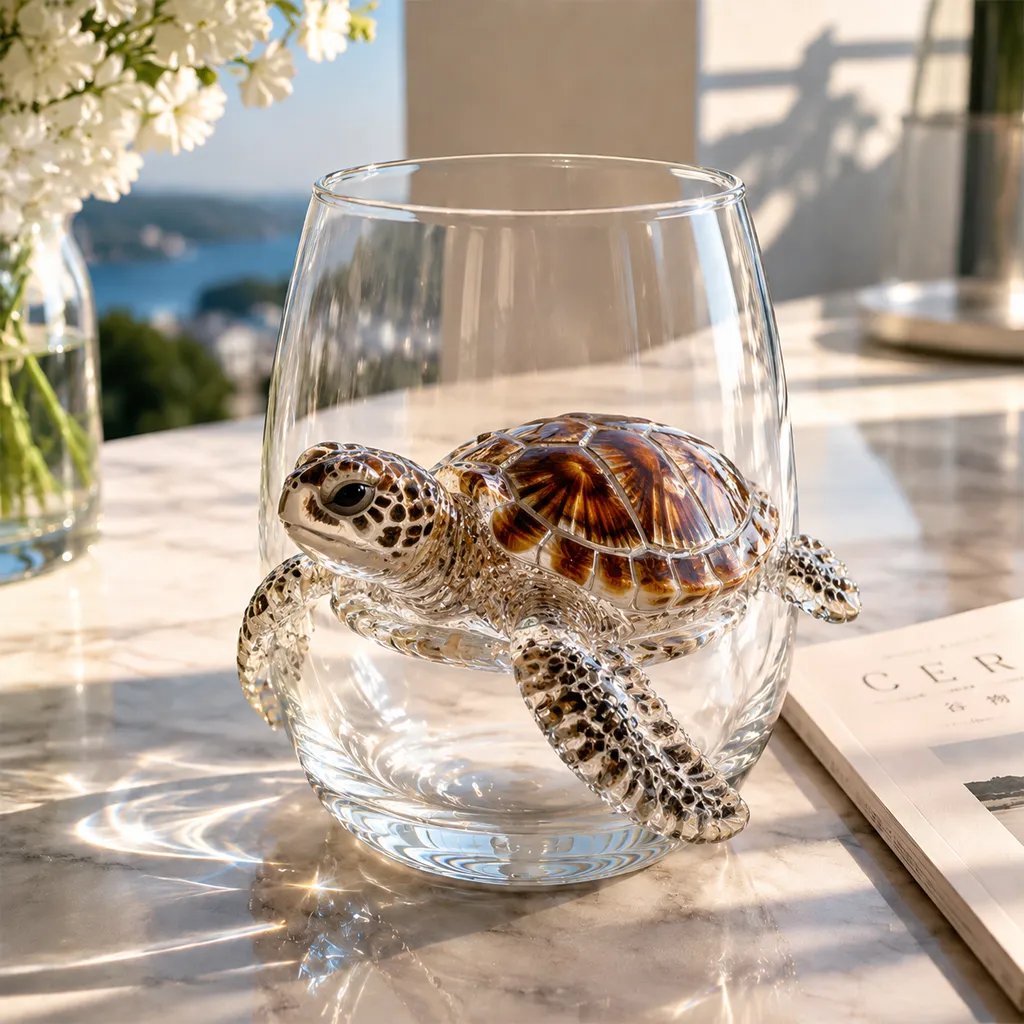 🔥LAST DAY 50% OFF - 🌊 3D Ocean Animal Artisan Glassware Collection for Fresher Sips, Coastal Elegance & Elevated Home Bar Vibes