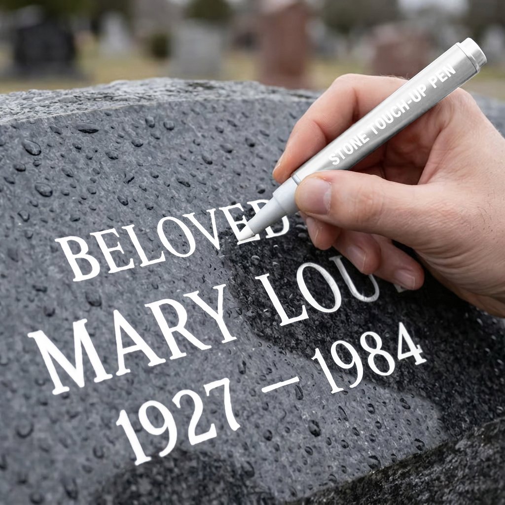 🐦Golden Tombstone Marker Pen for Restoring Faded Grave Inscriptions