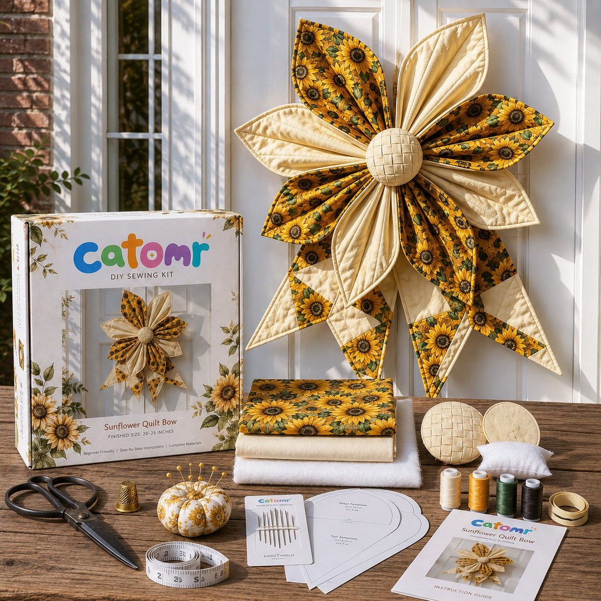 🔥Most Popular in 2026🔥Large Patchwork Bow Sewing Kit