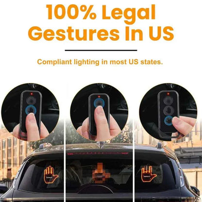 😂 Make Your Car Talk – Funny LED Window Sign with Remote