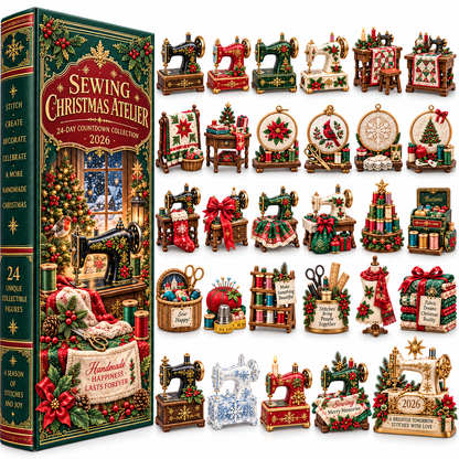 🎄2026 Christmas Sewing Room – 24 Tiny Treasures for Makers