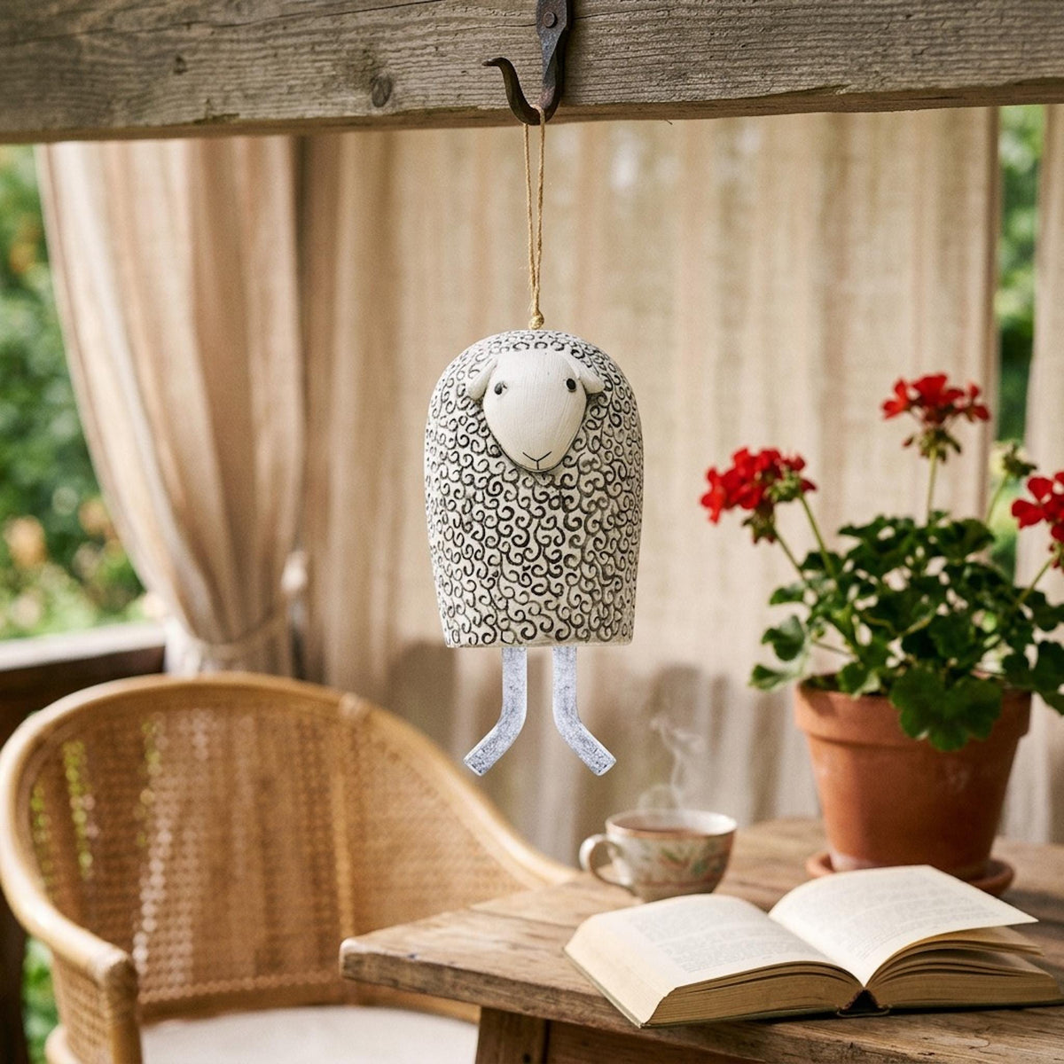 Handmade Whimsical Animal Wind Chime Ornaments
