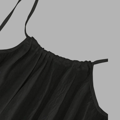Elegant Relaxed Waist Maxi Dress