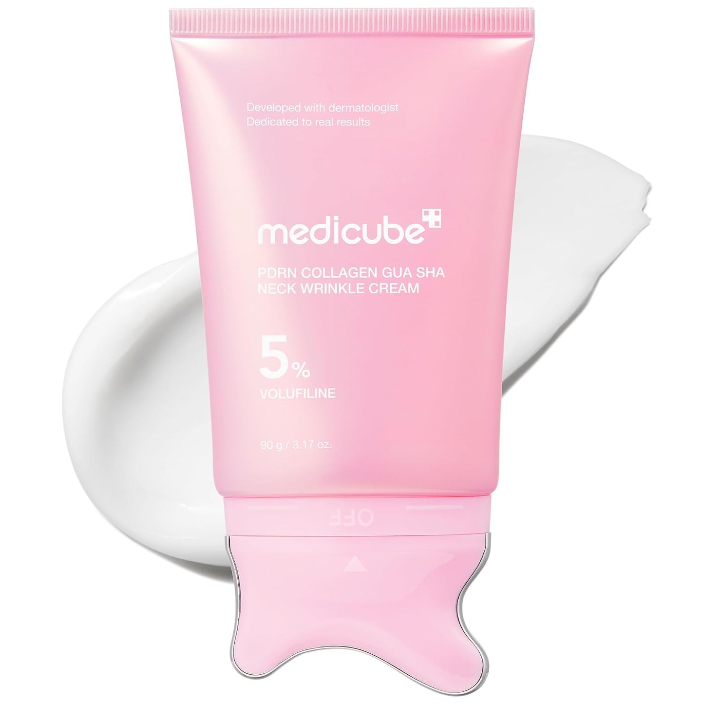 🎁Medicube PDRN Collagen Gua Sha Neck Wrinkle Cream - Firming