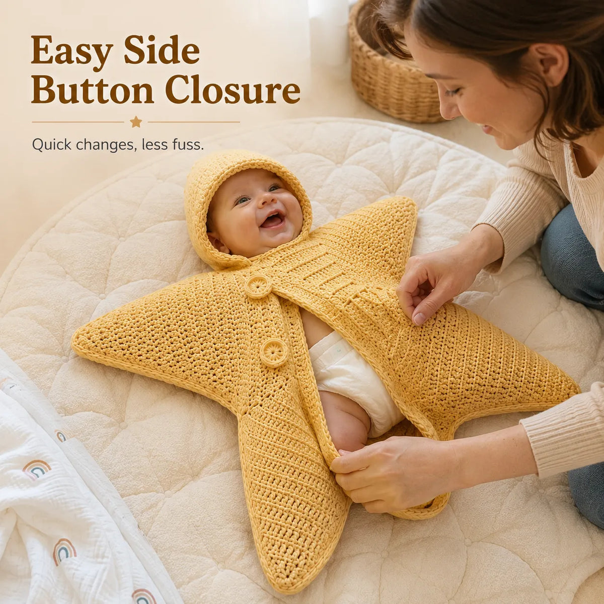 🔥✨Most Popular in 2026✨🔥Whimsical Starfish Newborn Prop Outfit, Cute Costume for Infant Photoshoot Sessions