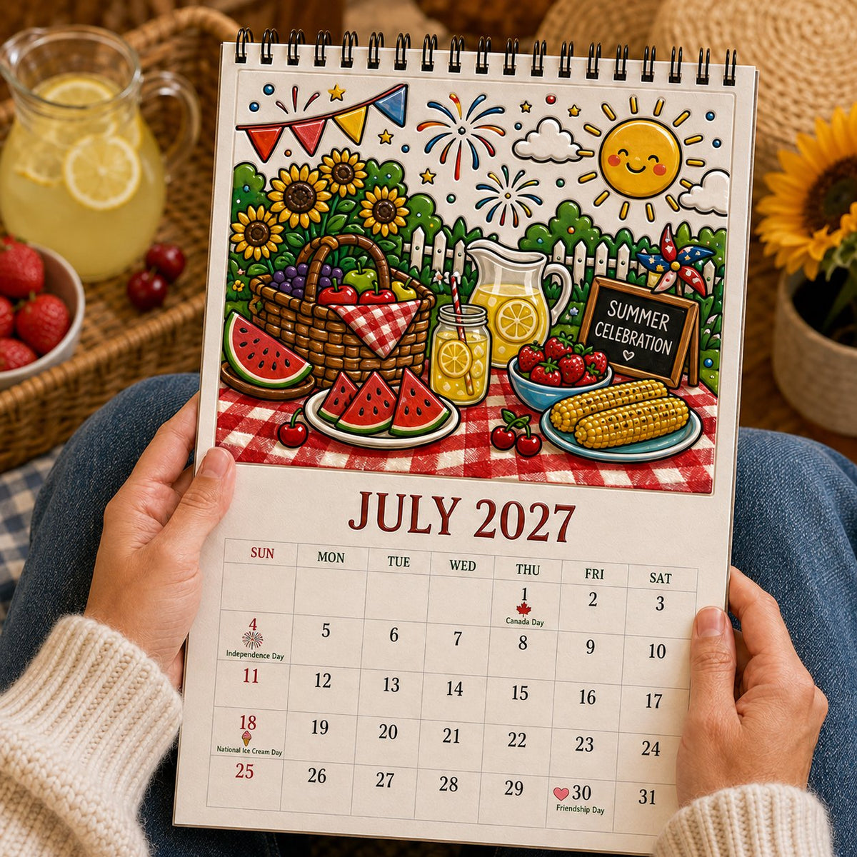 🎨Color Your Year 2027: Creative Coloring Calendar📅