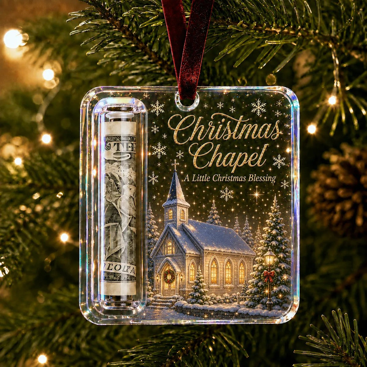 🔥Last Day 50% OFF - ✨🎄Christmas Cash Gift Holder Ornament