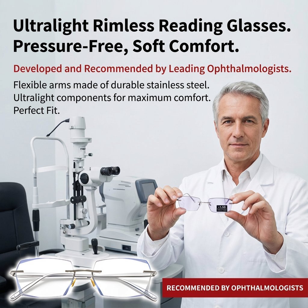 👓🌄 【Co-Created by Designers】Gypsophila Smart Zoom and Color-Changing Reading Glassesar Viewing