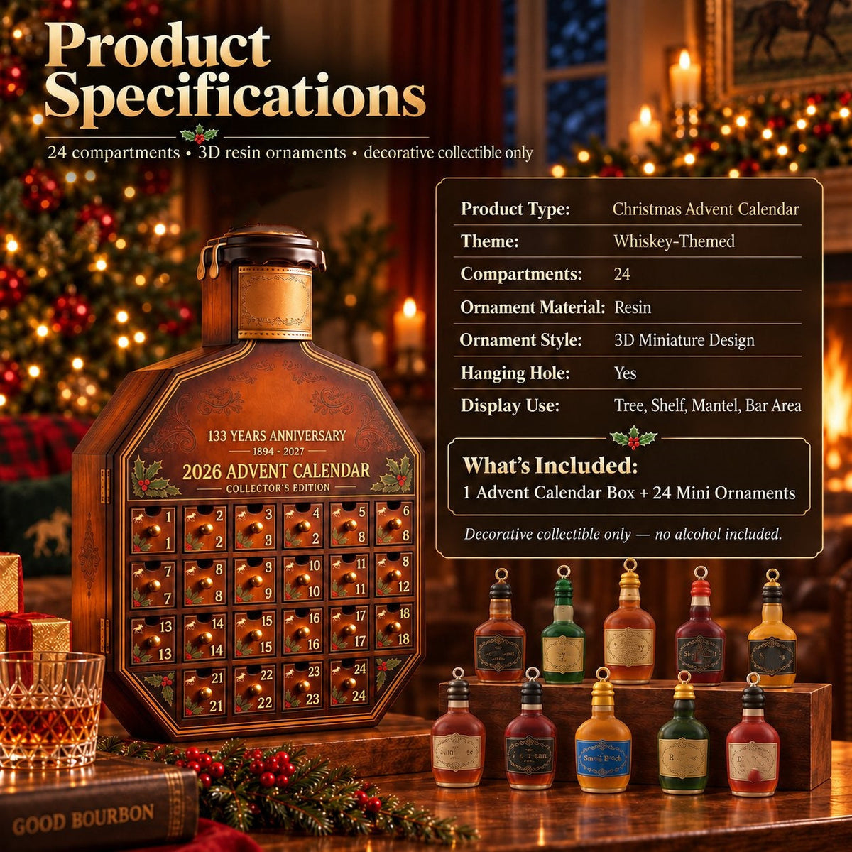 🎄Whiskey-Adventskalender zum 133. Jubiläum