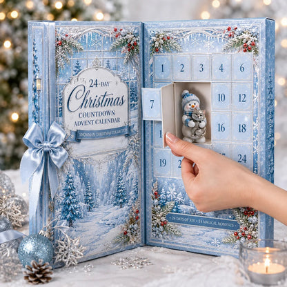 🎄 24-Day Christmas Countdown Advent Calendar – Snowman Christmas Series