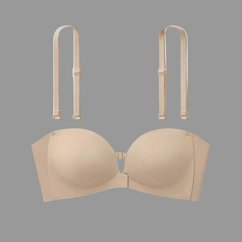Convertible Front-Closure Push-Up Bra