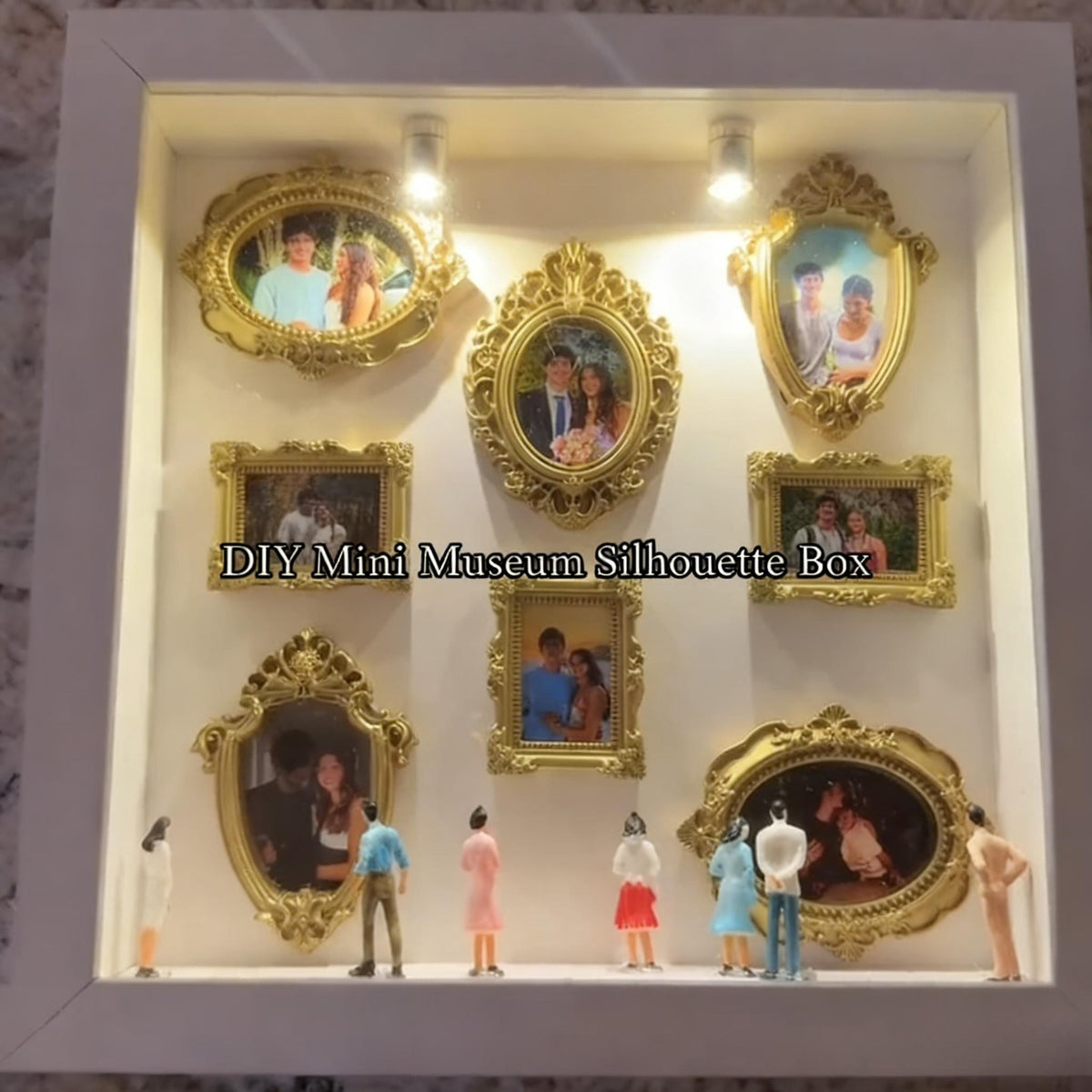 Last Day Promotion! 🔥✨DIY Mini Museum Silhouette Box – Celebrate Your Unique Memories in Style 💖