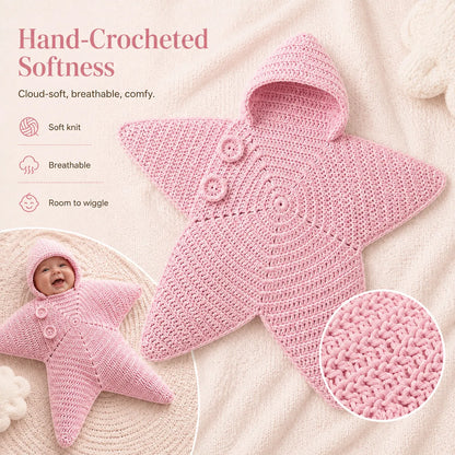 🔥✨Most Popular in 2026✨🔥Whimsical Starfish Newborn Prop Outfit, Cute Costume for Infant Photoshoot Sessions