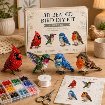 🔥Most Popular in 2026🔥🧵✨Petite 3D Beaded Animal Craft Kit