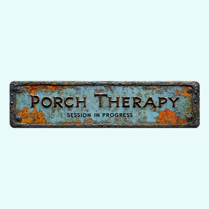 🏡Summer Sale 50% OFF🔥Country-style "Porch Healing" Metal Sign