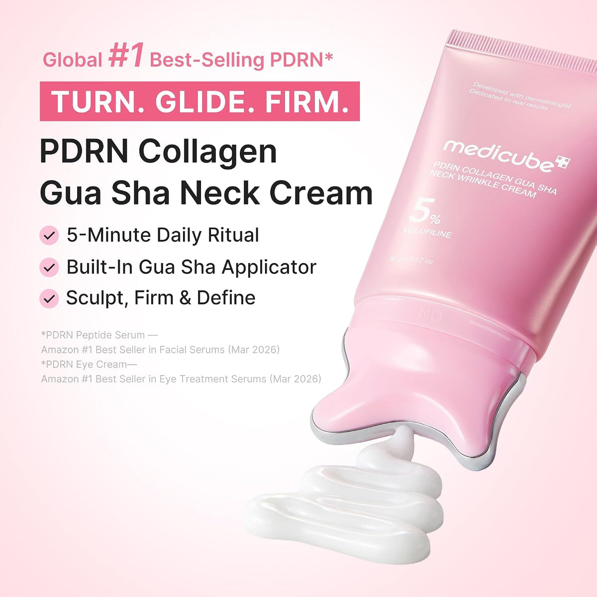 🎁Medicube PDRN Collagen Gua Sha Neck Wrinkle Cream - Firming