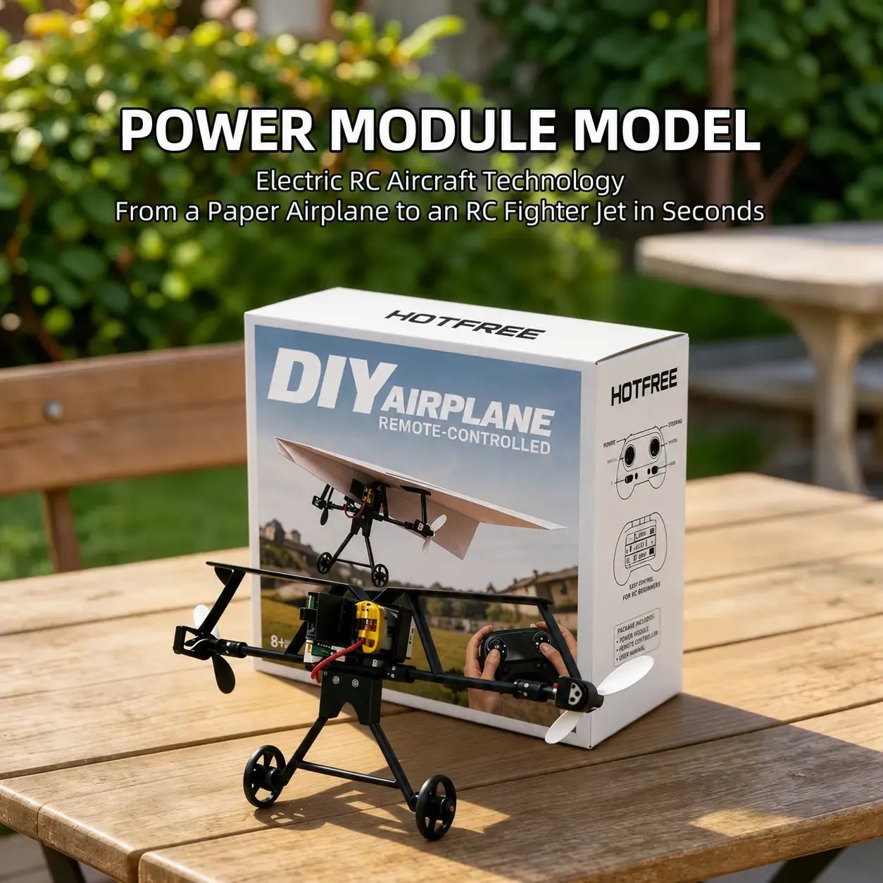 💕Hot sale 30% OFF💖✈️🚀 RC Paper Airplane Kit