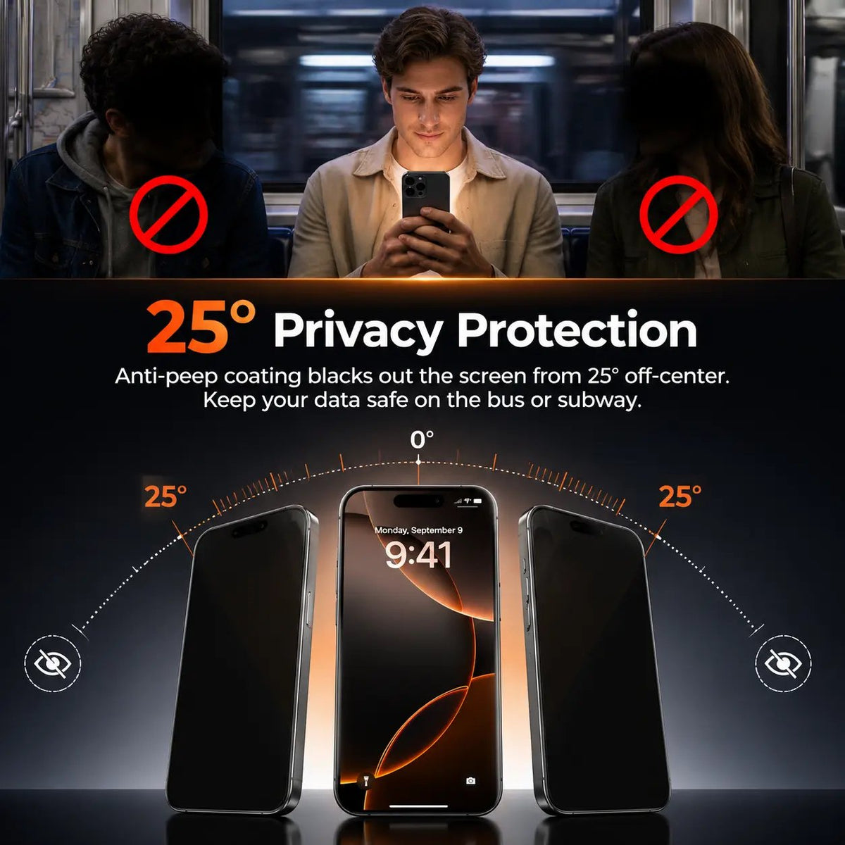 ⚡Hot Sales 49% OFF🔥PandaShield 2-Pack Screen Protector for iPhone