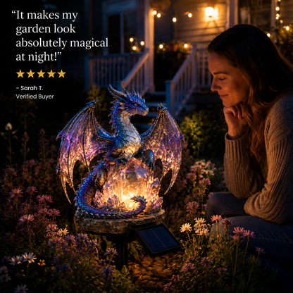 🔥✨Limit to Sale✨🔥Solar Dragon Crystal Garden Light – Glowing Fantasy Outdoor Yard Decor with Solar Panel