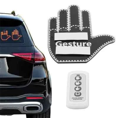 😂 Make Your Car Talk – Funny LED Window Sign with Remote